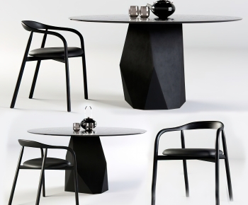 Modern Dining Table And Chairs-ID:413820981