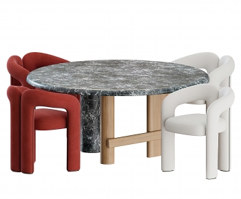 Modern Dining Table And Chairs-ID:723655942