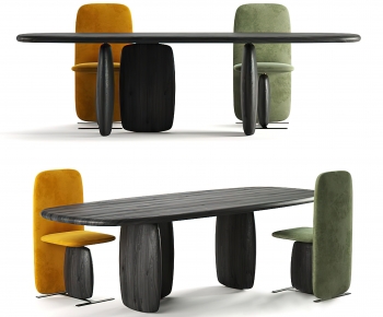 Modern Dining Table And Chairs-ID:772979354