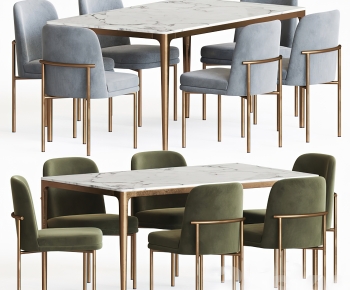 Modern Dining Table And Chairs-ID:759742029