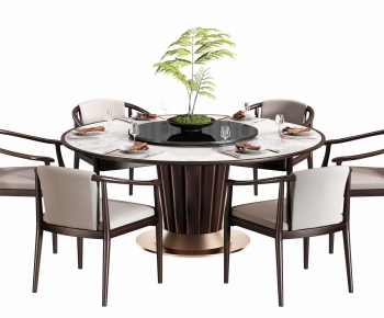 New Chinese Style Dining Table And Chairs-ID:719499117
