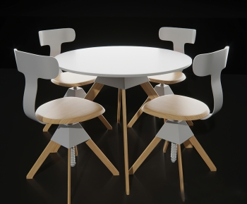 Modern Dining Table And Chairs-ID:564058078