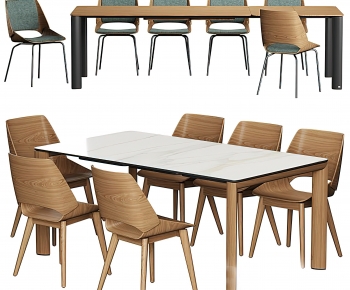 Modern Dining Table And Chairs-ID:910391095