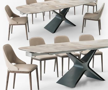 Modern Dining Table And Chairs-ID:501483922