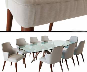 Modern Dining Table And Chairs-ID:376084094