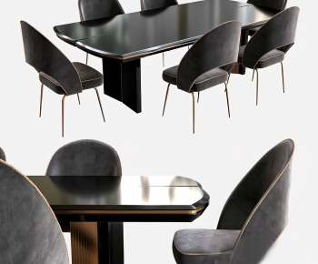 Modern Dining Table And Chairs-ID:688627962