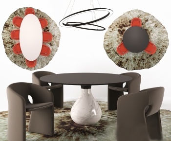 Modern Dining Table And Chairs-ID:782880874