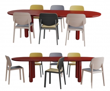 Modern Dining Table And Chairs-ID:676791912