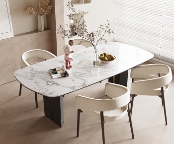 Modern Dining Table And Chairs-ID:700640928