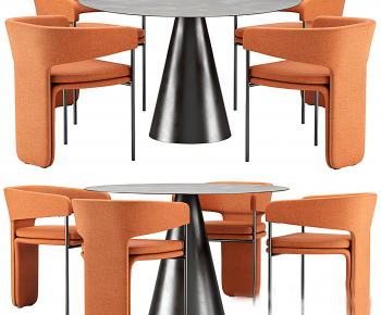 Modern Dining Table And Chairs-ID:642127048