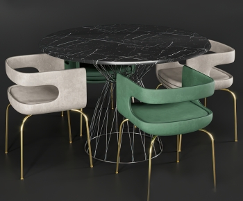 Modern Dining Table And Chairs-ID:774913078