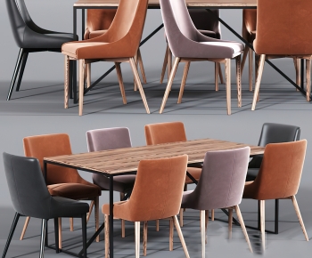 Modern Dining Table And Chairs-ID:950120936