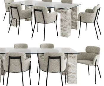 Modern Dining Table And Chairs-ID:296705011