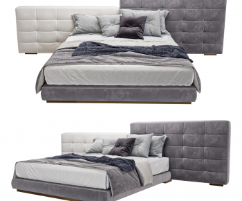 Modern Double Bed-ID:471643928