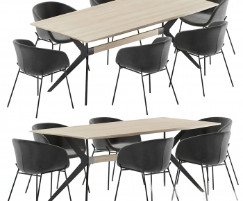 Modern Dining Table And Chairs-ID:468247897