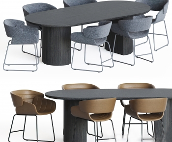 Modern Dining Table And Chairs-ID:777010976