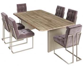 Modern Dining Table And Chairs-ID:809479952