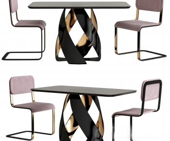 Modern Dining Table And Chairs-ID:197557936