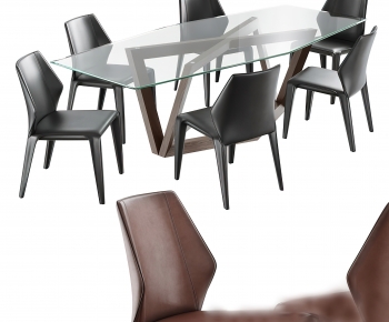 Modern Dining Table And Chairs-ID:805130009