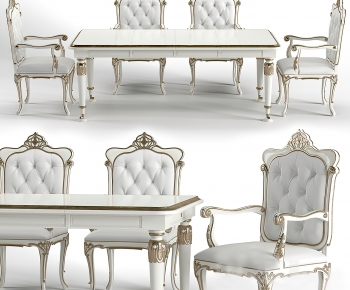 European Style Dining Table And Chairs-ID:975722076