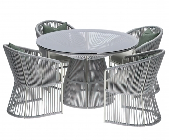 Modern Dining Table And Chairs-ID:539994966