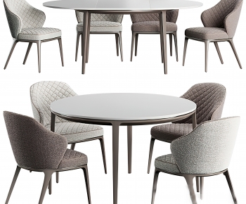 Modern Dining Table And Chairs-ID:728626971