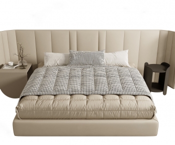 Modern Double Bed-ID:291212082