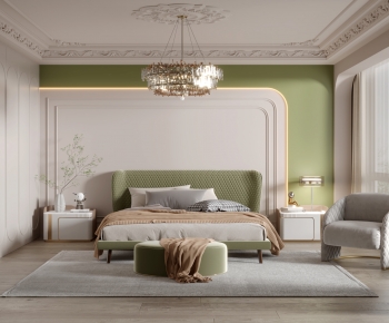 French Style Bedroom-ID:412019019