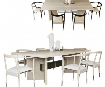 Modern Dining Table And Chairs-ID:477041962