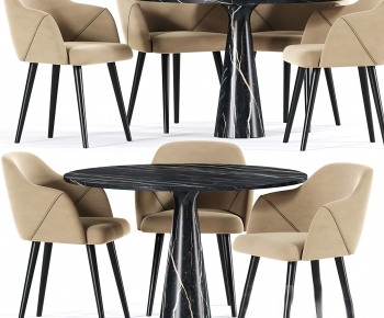 Modern Dining Table And Chairs-ID:611035111