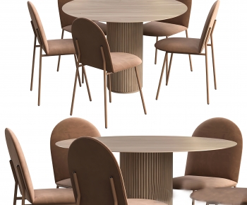 Modern Dining Table And Chairs-ID:725373034