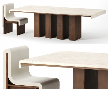 Modern Dining Table And Chairs-ID:936362034