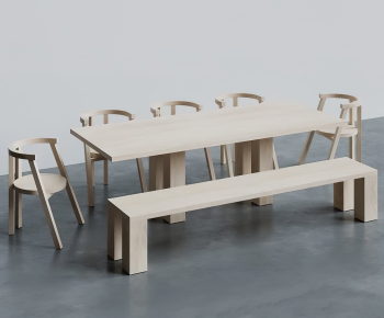 Modern Dining Table And Chairs-ID:122790348
