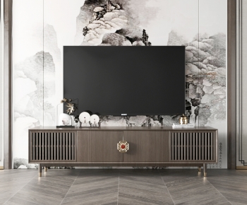 New Chinese Style TV Cabinet-ID:856390069