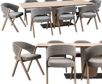 Modern Dining Table And Chairs-ID:819079978
