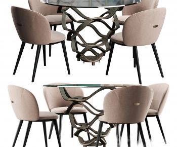 Modern Dining Table And Chairs-ID:281565907