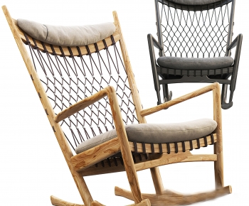 Modern Nordic Style Rocking Chair-ID:622212897