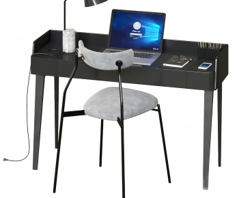 Modern Computer Desk And Chair-ID:931653023