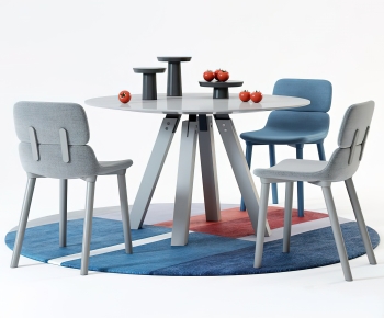 Modern Dining Table And Chairs-ID:691198114