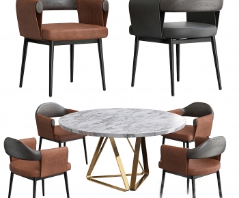 Modern Dining Table And Chairs-ID:308855067