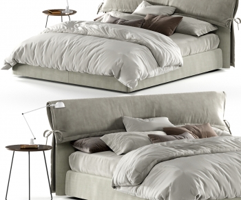 Modern Double Bed-ID:306593893