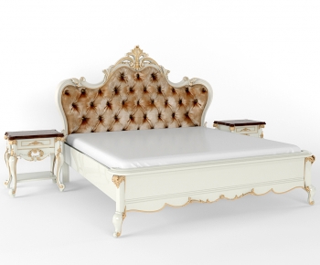 European Style Double Bed-ID:121294986