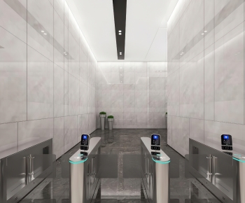 Modern Corridor/elevator Hall-ID:634912011