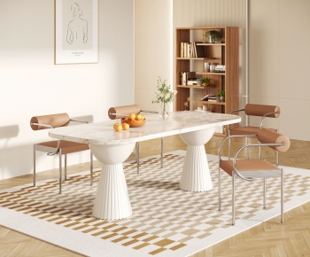 Modern Dining Table And Chairs-ID:691262966