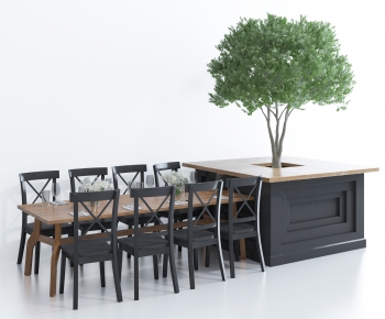 Modern Dining Table And Chairs-ID:624270424