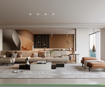 Modern A Living Room-ID:168595088