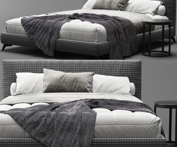 Modern Double Bed-ID:646666059