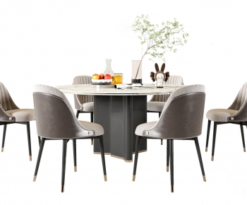 Modern Dining Table And Chairs-ID:448287962