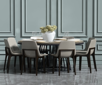 Modern Dining Table And Chairs-ID:712909775