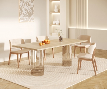 Modern Dining Table And Chairs-ID:490076076